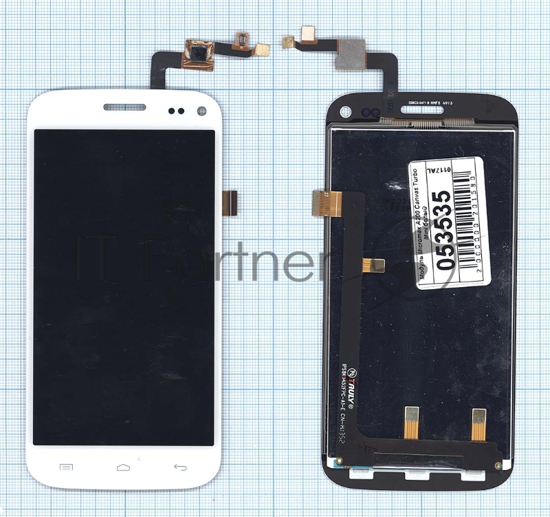 Дисплей для Micromax A200 Canvas Turbo Mini белый