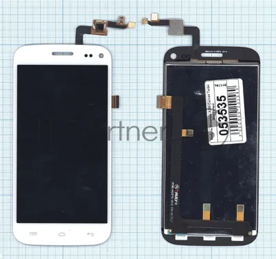 Дисплей для Micromax A200 Canvas Turbo Mini белый