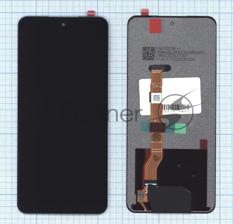Дисплей (модуль) для OPPO A58 4G (CPH2577) в сборе с тачскрином черный