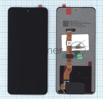 Дисплей (модуль) для OPPO A58 4G (CPH2577) в сборе с тачскрином черный