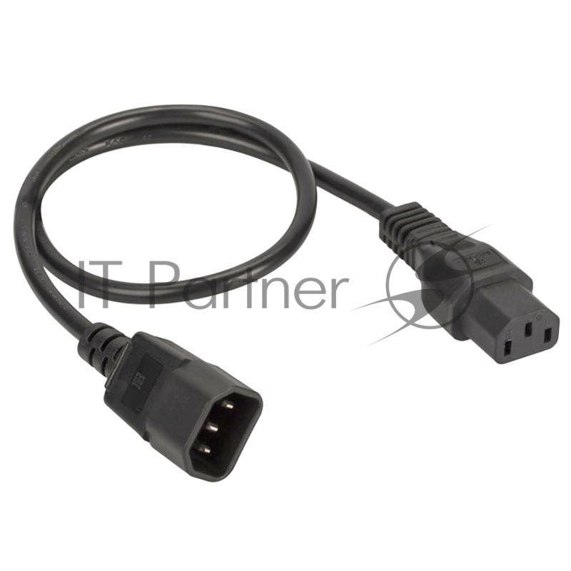 Кабель питания IEC320 C13 - IEC320 C14 0.5м сечение 3х1,5 мм