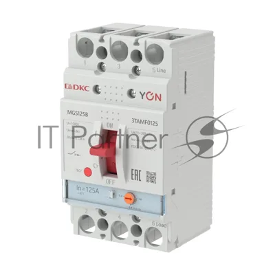 Выключатель автоматический MGS125 3P 100-125A 18kA YON MGS125B-3TAMF0125
