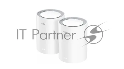 Бесшовный Mesh роутер Cudy M3000(2-PACK) AX3000 10/100/1000/2500BASE-T, белый (упак.:2шт)