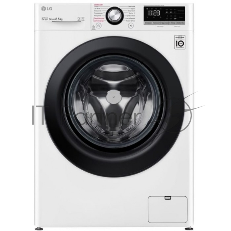 Стиральная машина LG F2V3PS6W белый, загрузка фронтальная 8 кг, 1200 об/мин., класс: A