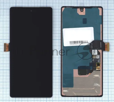 Дисплей (модуль) для Google Pixel 6A в сборе с тачскрином черный