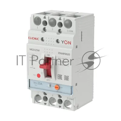 Выключатель автоматический MGS125 3P 16-20A 25kA YON MGS125M-3TAMF0020