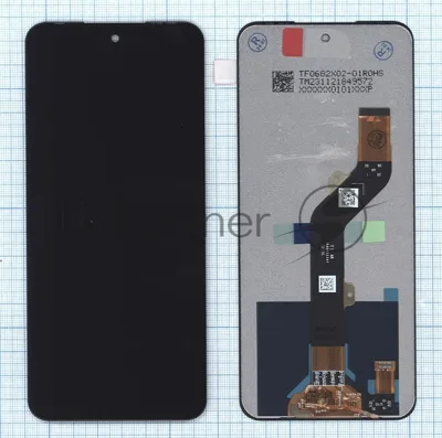 Дисплей для Infinix Hot 12 Play (X6816D) в сборе с тачскрином черный