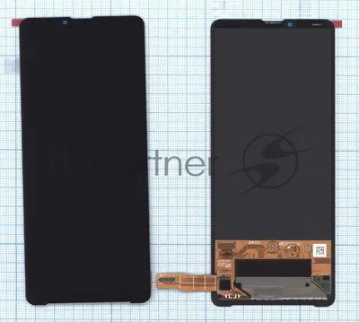 Дисплей для Sony Xperia 10 V в сборе с тачскрином черный orig lcd