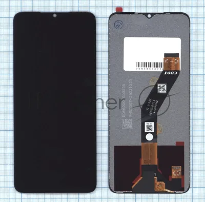 Дисплей для Tecno Spark Go 2023 (BF7) в сборе с тачскрином черный
