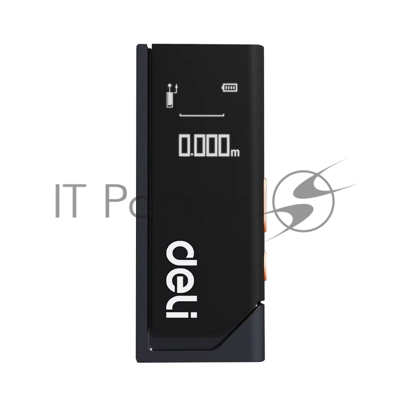 Лазерный дальномер Deli DL331150 Home Series черный; диапазон измерений 0,05~50м, точность измерения ±3мм, 370 мА·ч, OLED дисплей, Type-C, вес 48 грамм, эксклюзивный дизайн