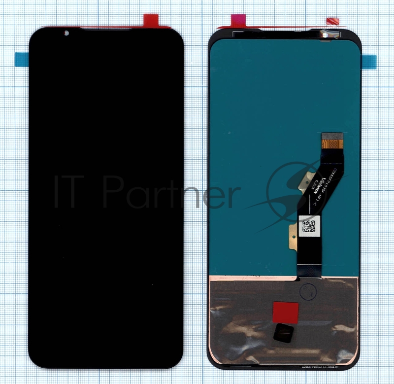 Дисплей для ZTE Nubia RedMagic 5S в сборе с тачскрином (Amoled) черный