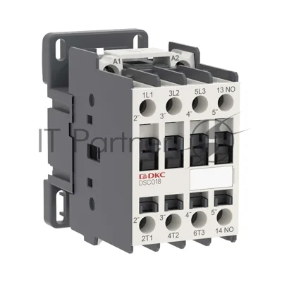 Контактор магнитный YON DSC018 18A 7.5кВт AC3 3P кат.220В AC 1НО YON DSC018-3C10A230