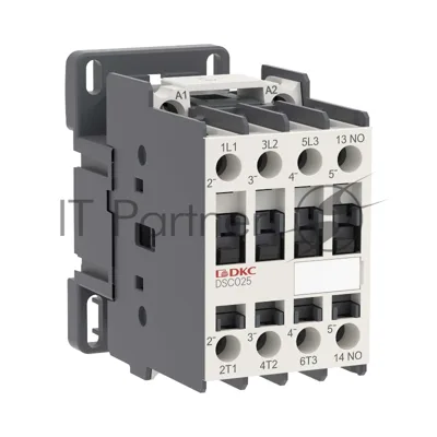 Контактор магнитный YON DSC025 25A 12.5кВт AC3 3P кат.220В AC 1НО YON DSC025-3C10A230