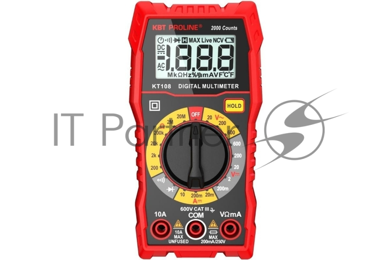 Мультиметр цифровой с True RMS KT 108 PROLINE