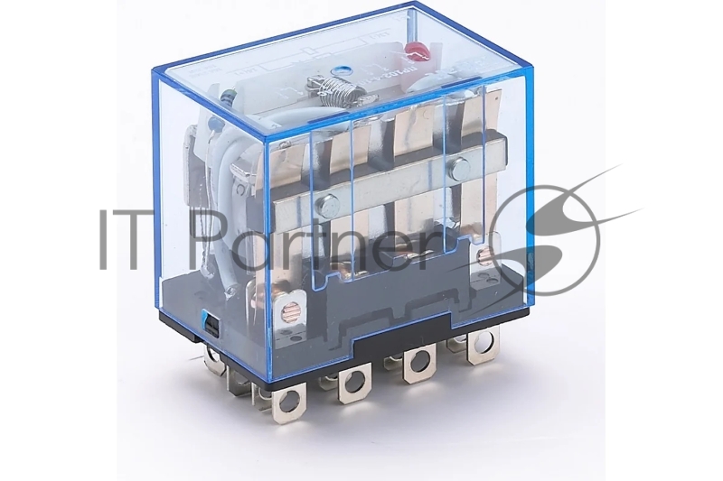 Реле промежуточное 4 контакта с индикацией LED 10А 24В AC ПР-102