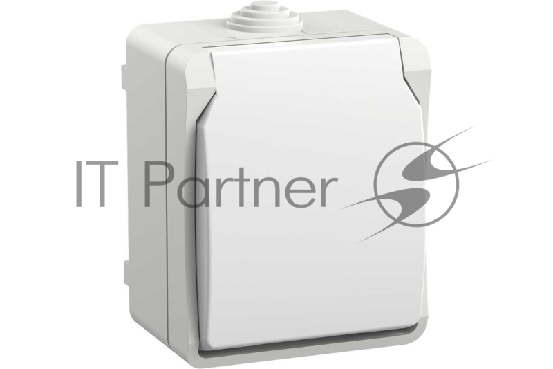 Розетка IEK ERS12-K01-16-54-DC ОП Форс РСб20-3-ФБ 16А IP54 с заземл. защ. шторки белый