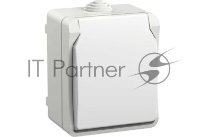 Розетка IEK ERS12-K01-16-54-DC ОП Форс РСб20-3-ФБ 16А IP54 с заземл. защ. шторки белый