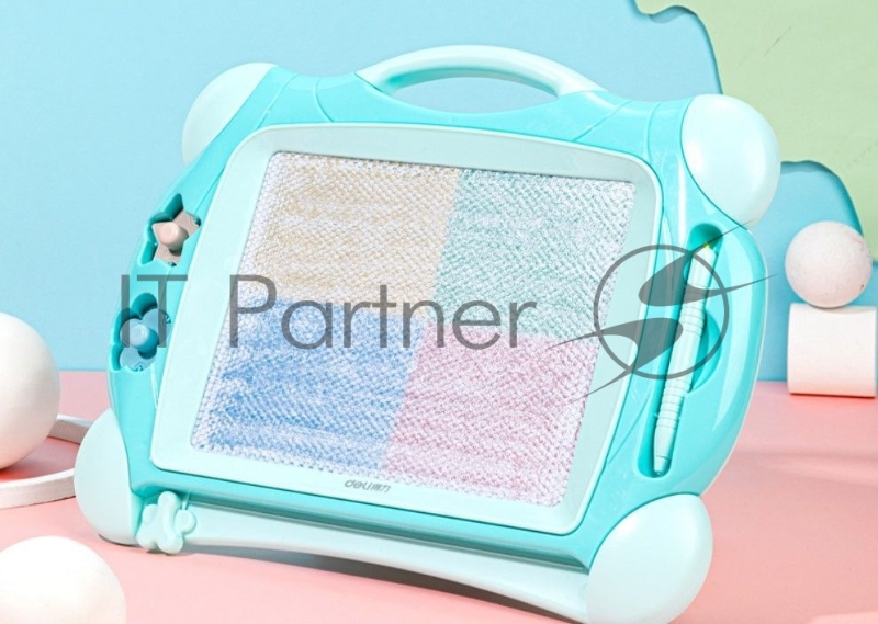 Доска для рисования Deli 50302BLUE магнитные прямоугольная 32.5х25.4мм синий