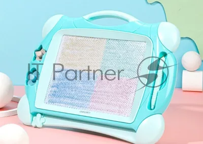Доска для рисования Deli 50302BLUE магнитные прямоугольная 32.5х25.4мм синий