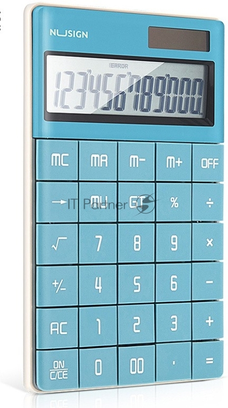 Калькулятор настольный Deli Nusign ENS041blue синий 12-разр.