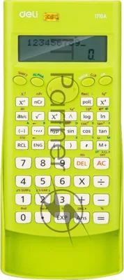 Калькулятор научный Deli E1710A/GRN зеленый 10+2-разр.