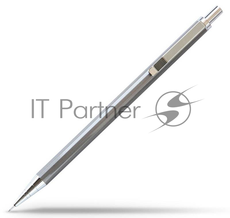 Карандаш механический Deli E6491 Elite 0.7мм, металл, ассорти, дисплей, ластик