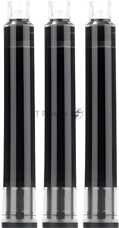 Картридж для перьевой ручки Deli SF456BLACK картридж: черный, чернила: черные (упаковка: 6шт)