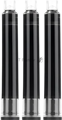 Картридж для перьевой ручки Deli SF456BLACK картридж: черный, чернила: черные (упаковка: 6шт)
