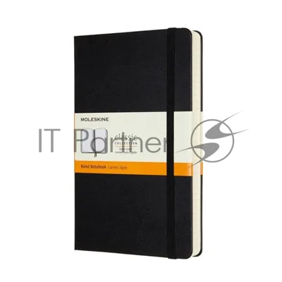 Блокнот Moleskine CLASSIC QP060 Large 130х210 мм, 240 страниц, линейка, твердая обложка, черный