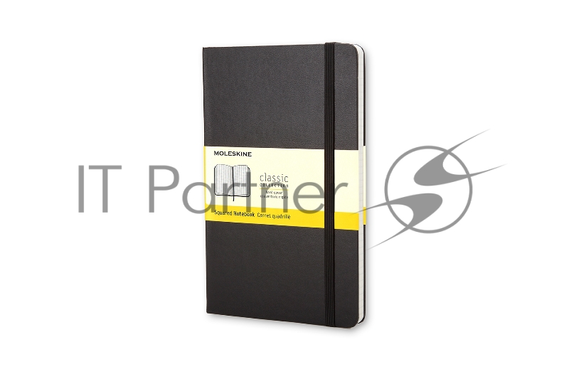 Блокнот Moleskine CLASSIC QP061 Large 130х210 мм, 240 страниц, клетка, твердая обложка, черный