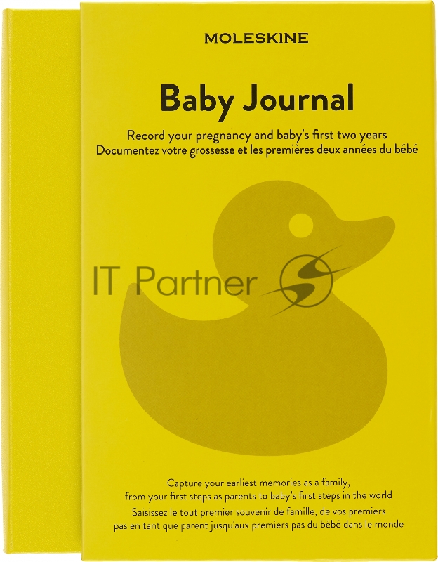 Блокнот Moleskine PASSION BABY PASBABY Large 130х210мм 400 стр. подар.кор. желтый