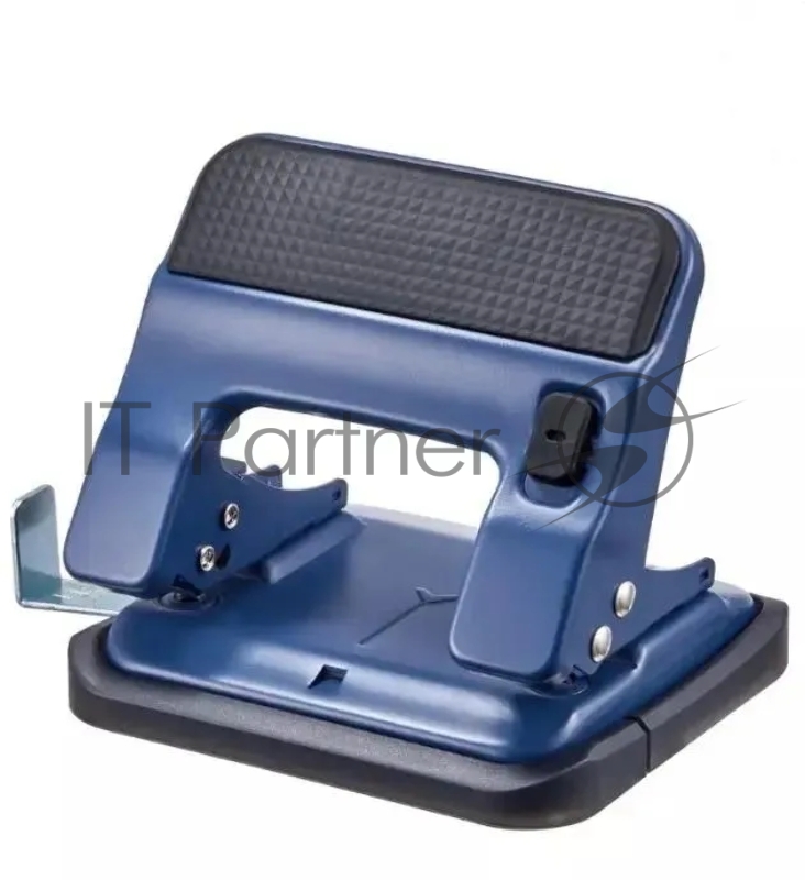 Дырокол Kw-Trio 09616BLUE, до 30 листов, металл синий, отверстий: 2