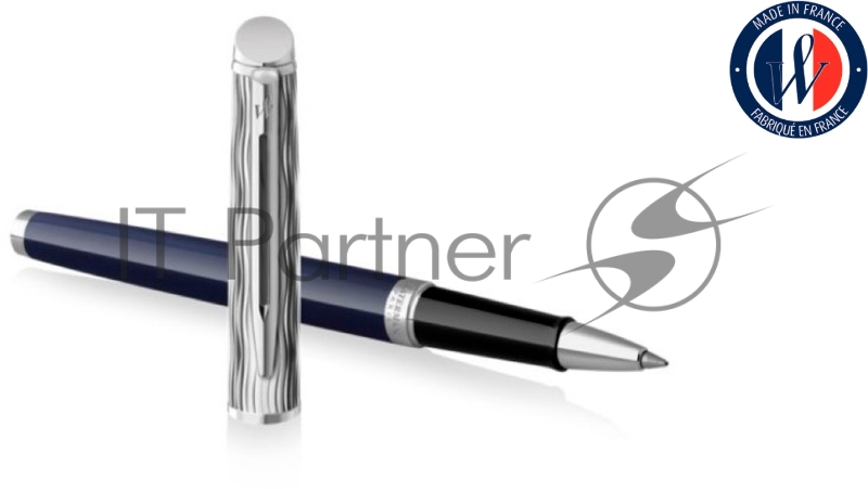 Ручка роллер Waterman Hemisphere L`Essence du Bleu (CW2166469) LaqBlue CT F черн. черн. подар.кор.