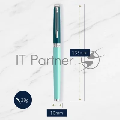 Ручка роллер Waterman Hemisphere Colour Blocking (2190124) Green CT F черн. черн. подар.кор.