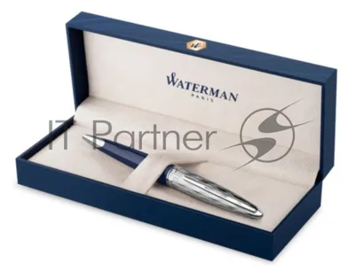 Ручка шариковая Waterman Carene L`Essence du Bleu (CW2166425) LaqBlue CT, M, синие чернила, подарочная коробка