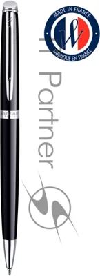 Ручка шариковая Waterman Hemisphere (CWS0920570) Mars Black CT M, синие чернила, подарочная коробка