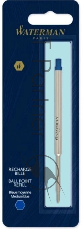 Стержень шариковый Waterman Standard Maxima (CWS0944490) M 1мм, синие чернила, блистер
