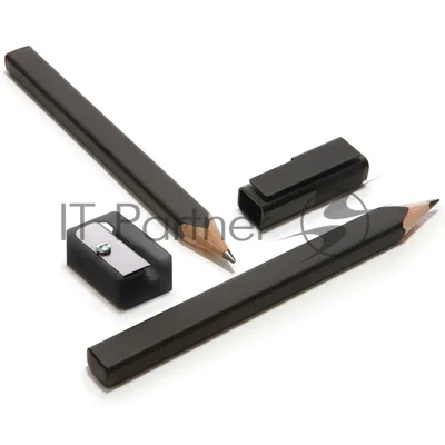 Набор карандашей чернографитных Moleskine DRAWING SET EW1PSA 2B блистер 2 карандаша + точилка