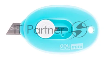 Нож канцелярский Deli E2050 mini сталь ассорти, блистер