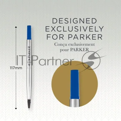 Стержень роллер Parker Quink Z01 (CW1950322) F 0.5мм синие чернила блистер