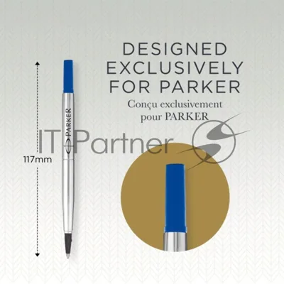 Стержень роллер Parker Quink Z01 (CW1950324) M 0.7мм синие чернила блистер