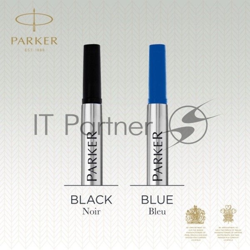 Стержень роллер Parker Quink Z01 (CW1950327) M 0.7мм, синие чернила, блистер (2шт)