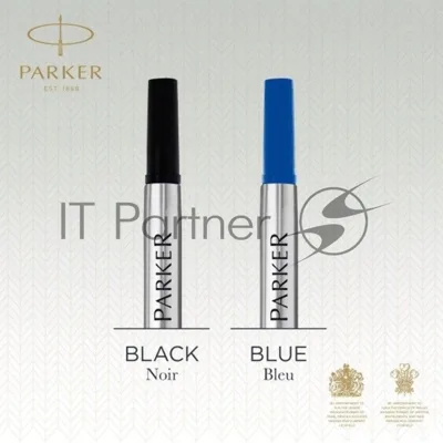 Стержень роллер Parker Quink Z01 (CW1950327) M 0.7мм, синие чернила, блистер (2шт)