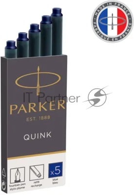 Картридж Parker Quink Z11 (CW1950384) синие чернила, для ручек перьевых (5шт)
