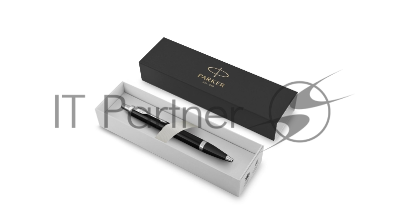 Ручка шариковая Parker IM Core K321 (CW1931665) Black CT, M, синие чернила, подарочная коробка