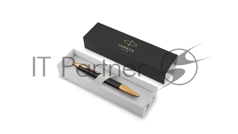 Ручка шариковая Parker IM Premium K323 (CW1931667) Black GT, M, синие чернила, подарочная коробка