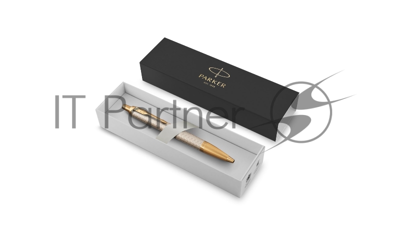 Ручка шариковая Parker IM Premium K323 (CW1931687) Grey GT, M, синие чернила, подарочная коробка