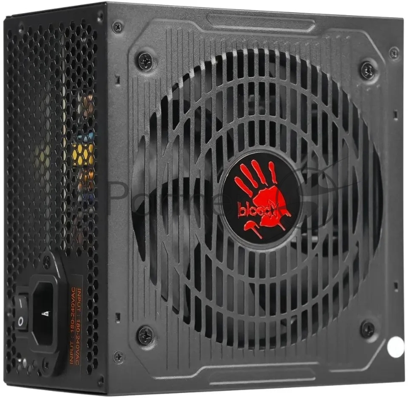 Блок питания Bloody BD-PS500W, 500Вт, 80 PLUS белый, 120мм,черный