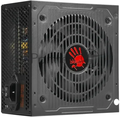 Блок питания Bloody BD-PS500W, 500Вт, 80 PLUS белый, 120мм,черный