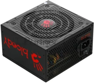 Блок питания Bloody BD-PS600W, 600Вт, 80 PLUS белый, 120мм, черный